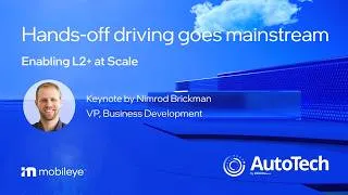 Thumbnail: Hands-off driving goes mainstream - Enabling L2+ at scale