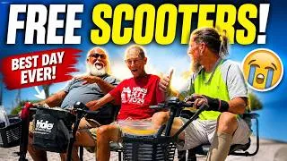Thumbnail: He Thought We Brought 1 Mobility Scooter… We Brought 3 ❤️