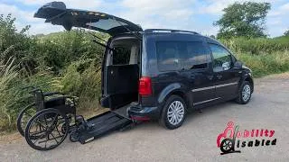 Thumbnail: Wheelchair Accessible Up Front Passenger VW Caddy Life with Automated Tailgate & Ramp