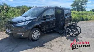 Thumbnail: 2021 Ford Grand Tourneo Connect Titanium Side Loading Wheelchair Ramp Up Front Passenger WAV