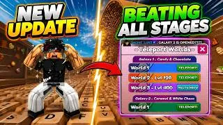 Thumbnail: NEW UPDATE! I Beat GALAXY 1 and GALAXY 2 in +1 Speed Keyboard Escape Roblox