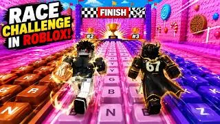 Thumbnail: RACE CHALLENGE in +1 Speed Castle Keyboard Escape Roblox