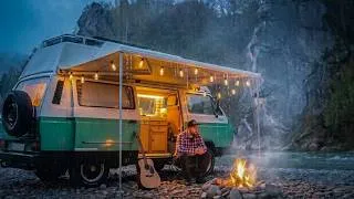 Thumbnail: Rain & Old Camper | Alone Vanlife Escapes | Sounds of Camping | ASMR Compilation