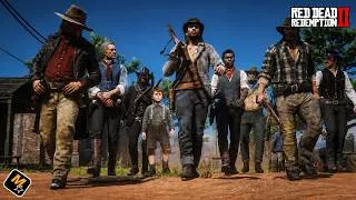 Thumbnail: RDR2 a short walk in a pretty town but with the whole gang