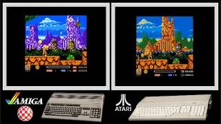 Thumbnail: A500 vs Atari ST : TOKI (Side by side comparison)
