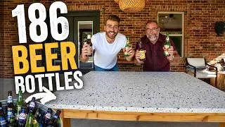 Thumbnail: I Used 186 Beer Bottles to Make a Glass Terrazzo Dining Table