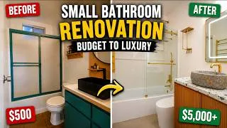 Thumbnail: DIY Budget To Luxury Small Bathroom Renovation | Start To Finish