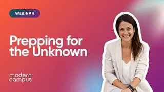 Thumbnail: Prepping for the Unknown: Webinar Recap