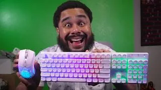 Thumbnail: I Got A New Keyboard & Mouse! (Glorious Model O2 & Redragon K710 Unboxing)