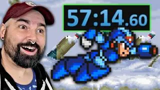 Thumbnail: First Time Speedrunning Mega Man X!