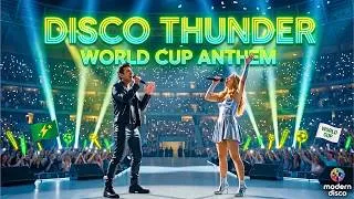 Thumbnail: ModernDisco - Disco Thunder (World Cup 2026 Energy Mix) | Modern Talking Style | 80s Euro Disco