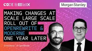 Thumbnail: Moderne + OpenRewrite at Morgan Stanley: 5 Lessons From a Year at Scale