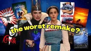 Thumbnail: i watched every live action disney remake so you don't have to 🍿
