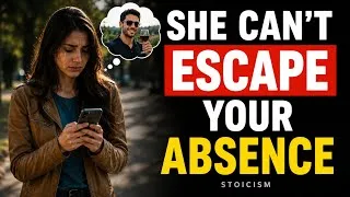 Thumbnail: When You Disappear in Silence... She Finally Feels Your Absence | Stoic Wisdom