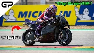 Thumbnail: TOPRAK DISCOVERS THE SECRET OF THE 850cc V4?! YAMAHA COMES EARLY TO MISANO WITH PIRELLI! Motogp 2026