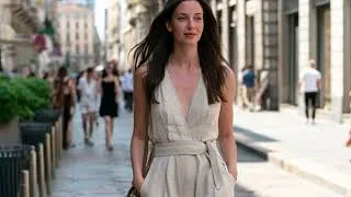Thumbnail: 🌿 The Ralph Lauren Linen Wardrobe for July ☀️ Breathable Milanese Street Style