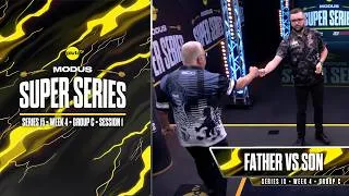 Thumbnail: FAMILY BATTLE FOR TOP SPOT 🔥 🎯 | Darts Highlights | Week 4 Group C Session 1