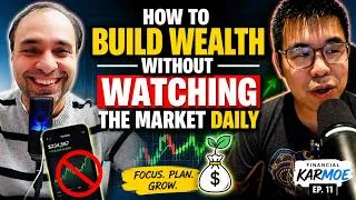 Thumbnail: How to Build Wealth Without Watching the Stock Market Daily 📊