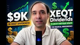 Thumbnail: $9,000 in Dividends This Quarter | $1.3M XEQT Portfolio Update
