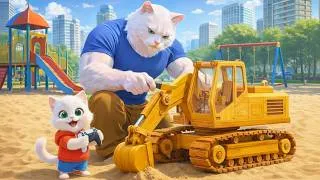 Thumbnail: They Mocked His Wooden Excavator… Until the Cat Father Proved Them Wrong