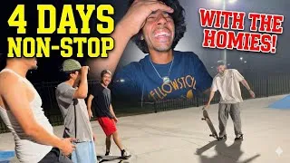 Thumbnail: 4 Days Non-Stop Skating With the Homies — I Finally Landed It