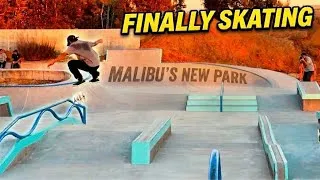 Thumbnail: FINALLY Skating the Brand New Malibu Park!