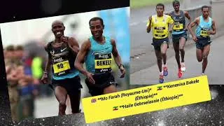 Thumbnail: half marathon challenge between mo farah vs bekele vs Haile Gebrselassie