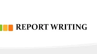 Thumbnail: Report Writing