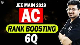 Thumbnail: JEE Main 2019 Solution- AC (Alternating Current) | Rank Boosting 6Q | Physics PYQs | Eduniti