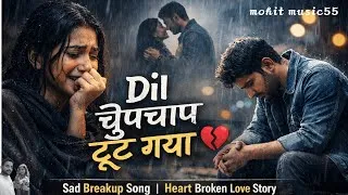 Thumbnail: Dil Chupchaap Toot Gaya 💔 | Heart Broken Love Story | Sad Lofi Song 2026 | Emotional Breakup Song