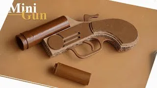 Thumbnail: Cardboard Mini Gun That Shoots | Mohit Mahura Craft 