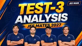 Thumbnail: JEE Mates 2027 Test-3: Safe Score, Paper Review & Full Faculty Analysis