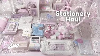 Thumbnail: Cute Stationery Haul 🍥 | unboxing with me! (immersive ASMR)