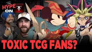 Thumbnail: Which TCG Community is the Most Toxic? | The Hype on Collect