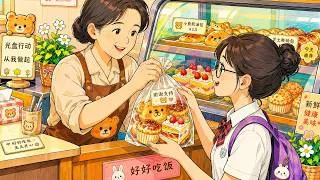 Thumbnail: Happy Student Life in the Dorm: Sharing Food, Chores & Festival Joy with Friends | Ghibli Style