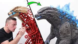 Thumbnail: GIANT HUMAN SIZE GODZILLA made from Scratch