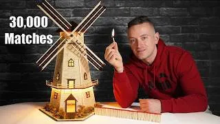 Thumbnail: Match Chain Reaction - WINDMILL from 30.000 Matches- Amazing Fire Domino