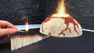 Thumbnail: Match Chain Reaction VOLCANO ERUPTION Amazing Fire Domino 2.0