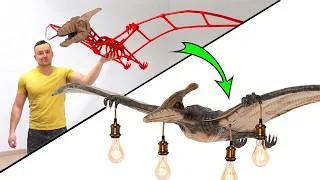 Thumbnail: Making a Pteranodon Chandelier from Jurassic World