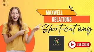 Thumbnail: Maxwell relations|Thermodynamics|CSIR-NET|SET|GATE|CHEMISTRY|MOLECULE
