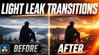 Thumbnail: How To Add Light Leak Transitions In DaVinci Resolve (Fast & Easy)