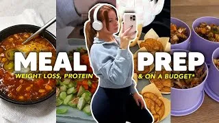 Thumbnail: FALL MEAL PREP! High Protein, Easy, Healthy Meals for the Week! 🧡🎃