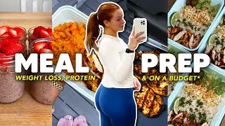 Thumbnail: MEAL PREP WITH ME! easy, high protein & weight loss friendly (on a budget)