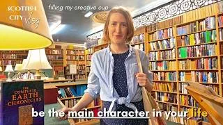 Thumbnail: A slow artist's date in a Scottish city | botanic gardens, gallery & bookshops (refilling my cup 🍵)