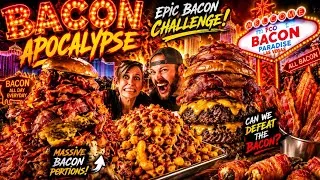 Thumbnail: The most Bacon, you will ever find out food challenge!!  impossible! MOM VS FOOD ~ MOLLY SCHUYLER 