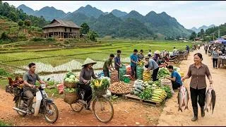 Thumbnail: Amazing Vietnam Mountain Market | Villagers Selling Chickens, Pigs, Fish & Homegrown Produce