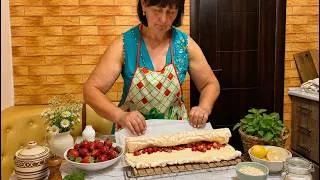 Thumbnail: No One Bakes a Meringue Roll Like Her 🍰 | Life of a 53-Year-Old Mom & Her Son Among Fields & Ravines