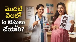 Thumbnail: గర్భం వచ్చిన తర్వాత ఈ టెస్టులు తప్పనిసరి! | First Pregnancy Tests Every Mom Should Know | Telugu
