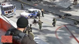 Thumbnail: GTA 5 10 Star LCPD Shootout + Escape [R.D.E. 4.1.5]
