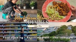 Thumbnail: US Embassy Interview Prep, Tonkatsu Recipe & Life Advice at 30 | WFH Mom Diaries | Silent Vlog